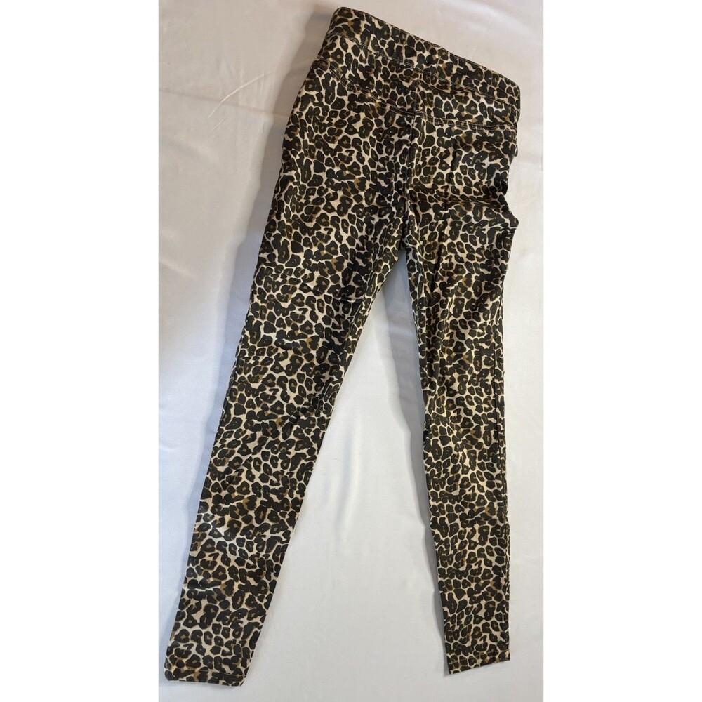 Free People We The Free Animal Print Pants Size 24 Leopard Jeans - Picture 2 of 4